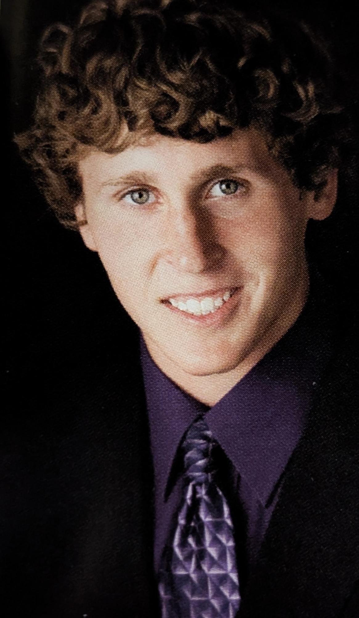 Aaron Burns' senior photo. Class of 2009.