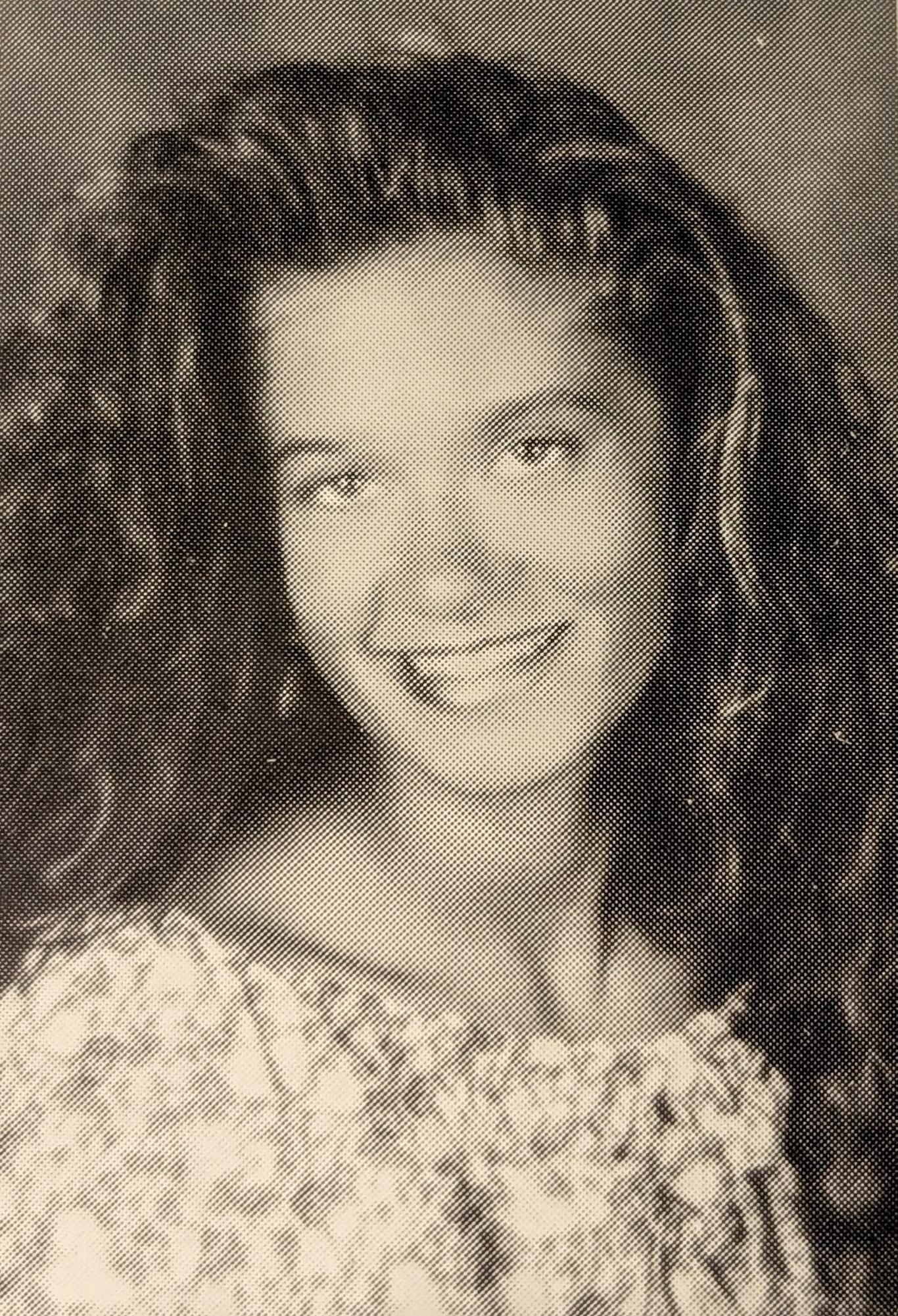 Abbey Cummings' senior photo, Class of 1994.