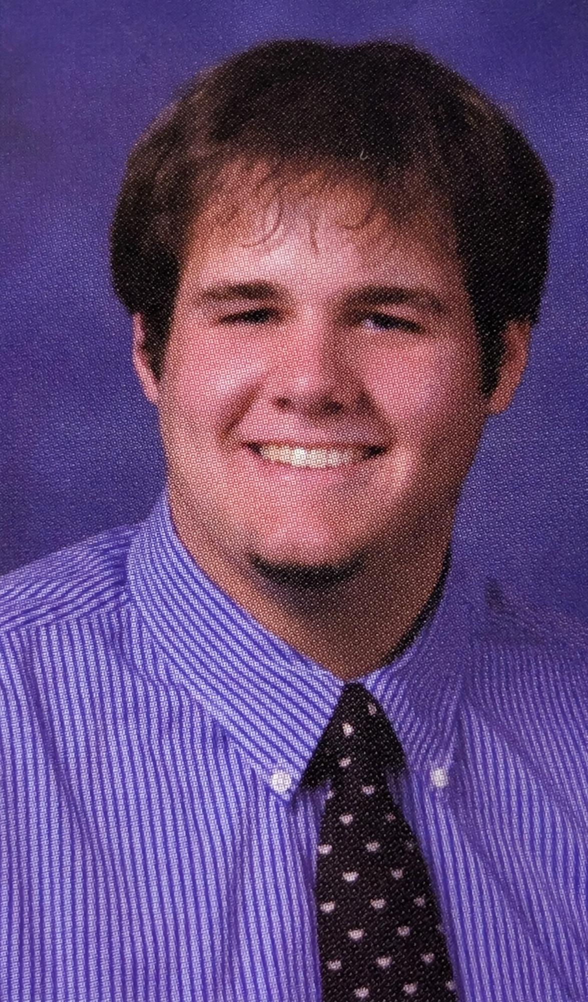 Trevor Elliot's senior photo, Class of 2007.