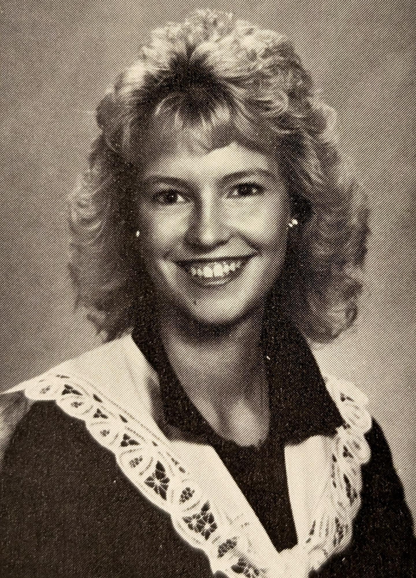 Ronda Ison's senior photo, Class of 1988.