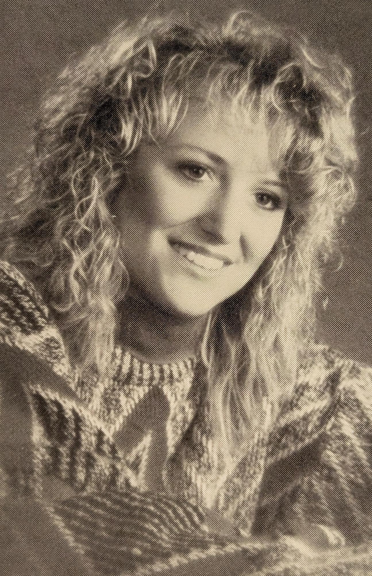 Susan Russian's senior photo, Class of 1989.