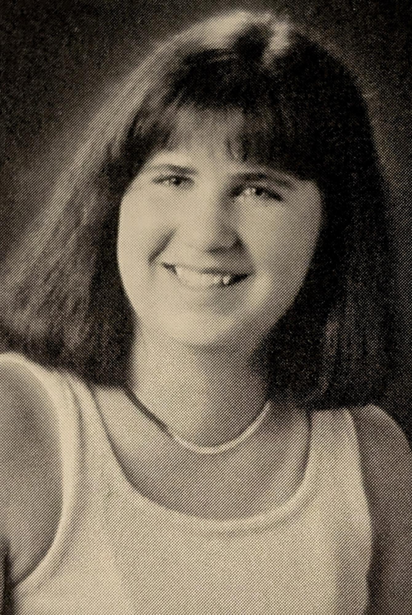 Carrie Shattuck-Wilcox's senior photo, Class of 1999.